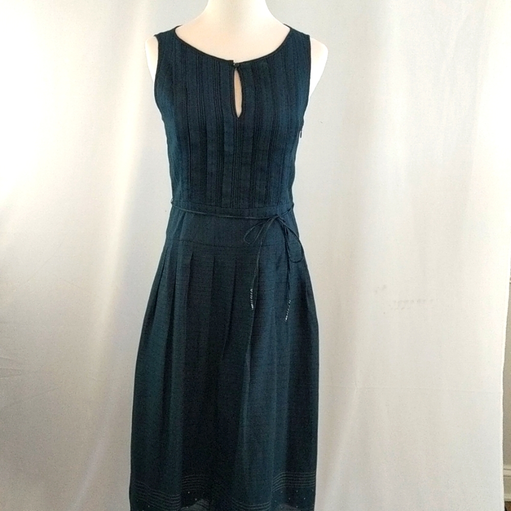 And Taylor Loft linen blend sleeveless dress NWT